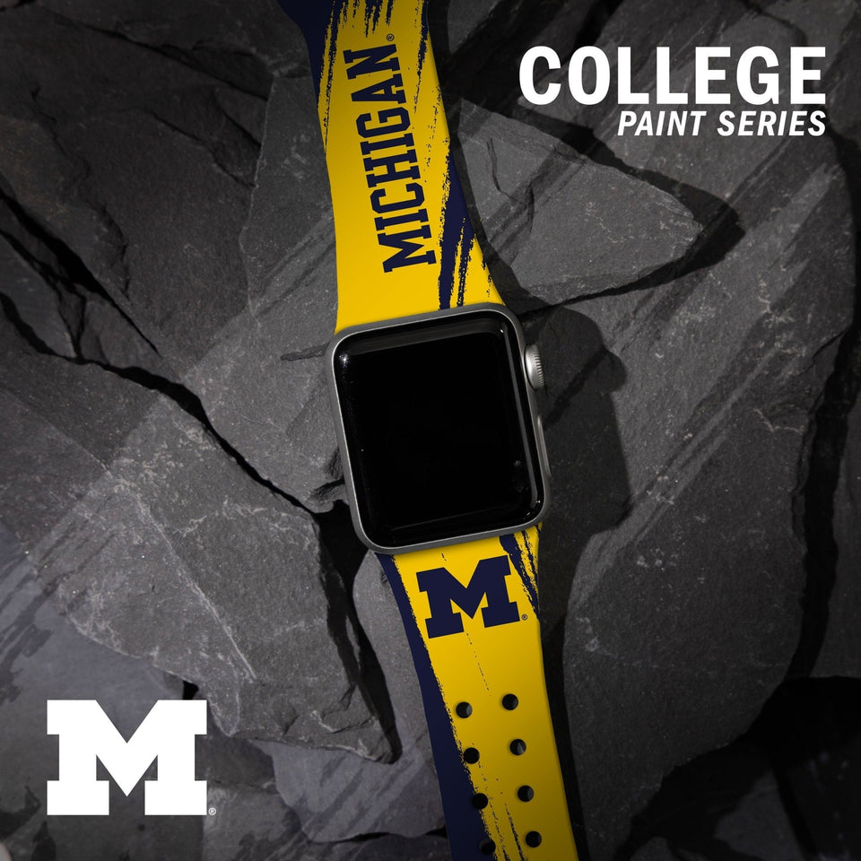 Michigan Wolverines HD Apple Watch Band - Wear with style