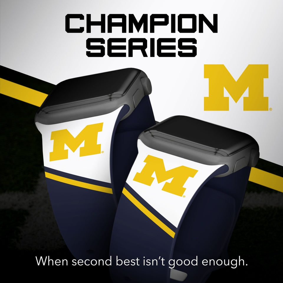 Michigan Wolverines HD Apple Watch Band - Wear with style
