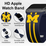 Michigan Wolverines HD Apple Watch Band - Wear with style
