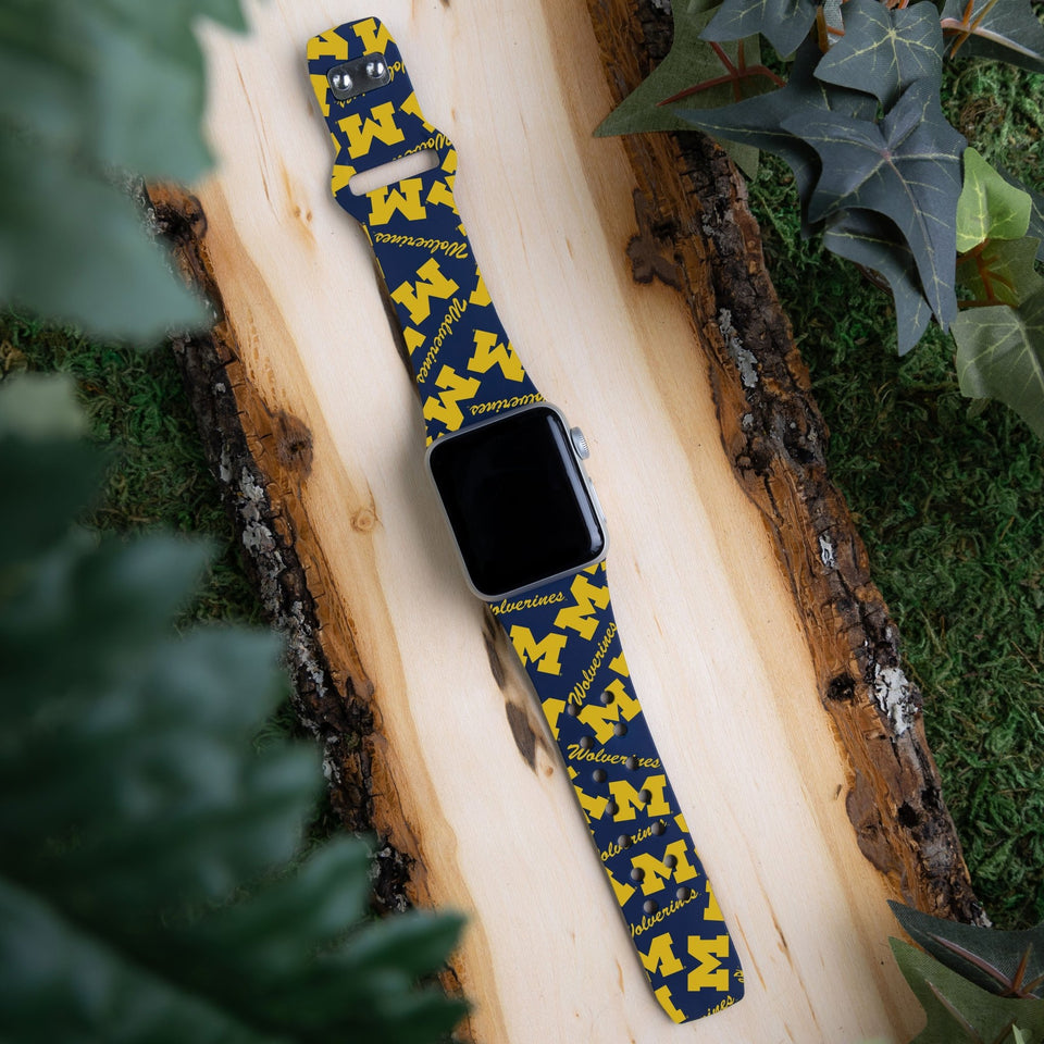 Michigan Wolverines HD Apple Watch Band - Wear with style