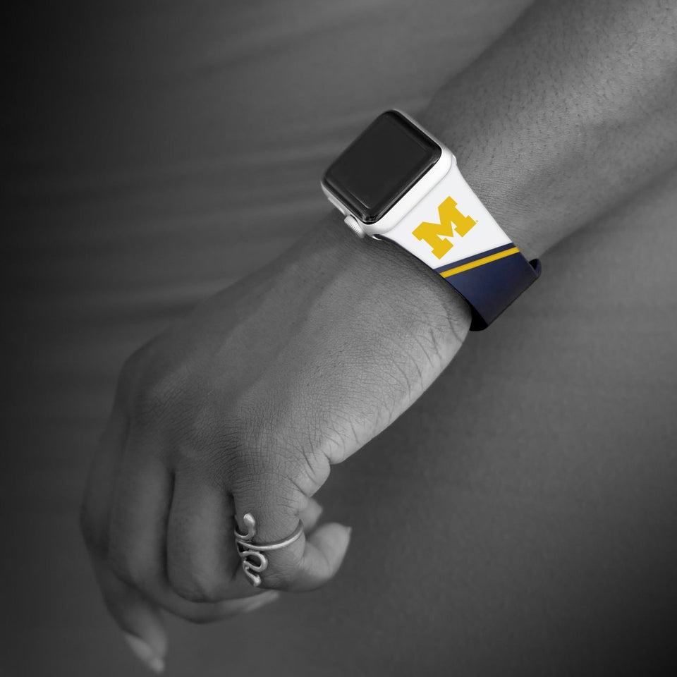 Michigan Wolverines HD Apple Watch Band - Wear with style