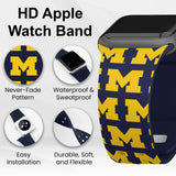 Michigan Wolverines HD Apple Watch Band - Wear with style