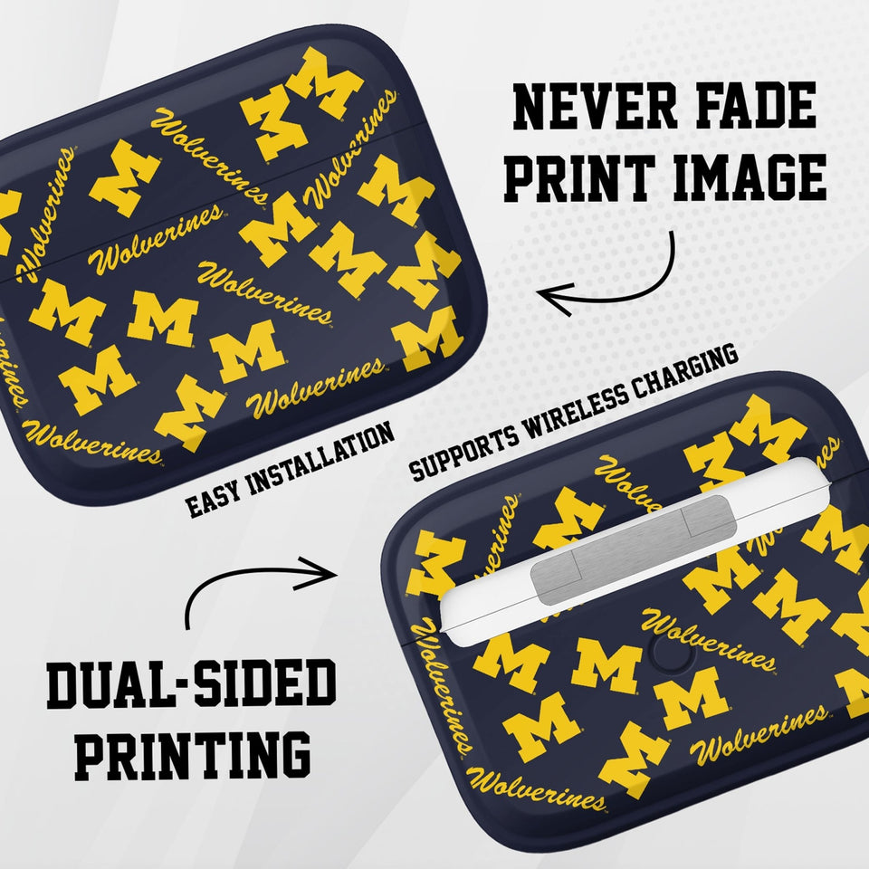 Michigan Wolverines HDX AirPods Pro 1 & 2 Case Cover - Wear with style