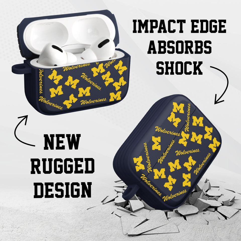 Michigan Wolverines HDX AirPods Pro 1 & 2 Case Cover - Wear with style