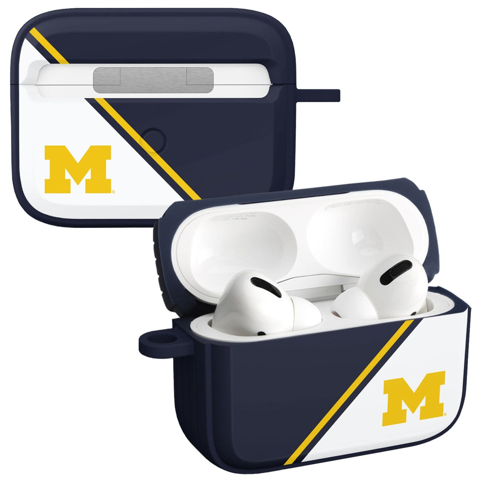 Michigan Wolverines HDX Champion Series Apple AirPods Pro 1 & 2 Case Cover - Wear with style