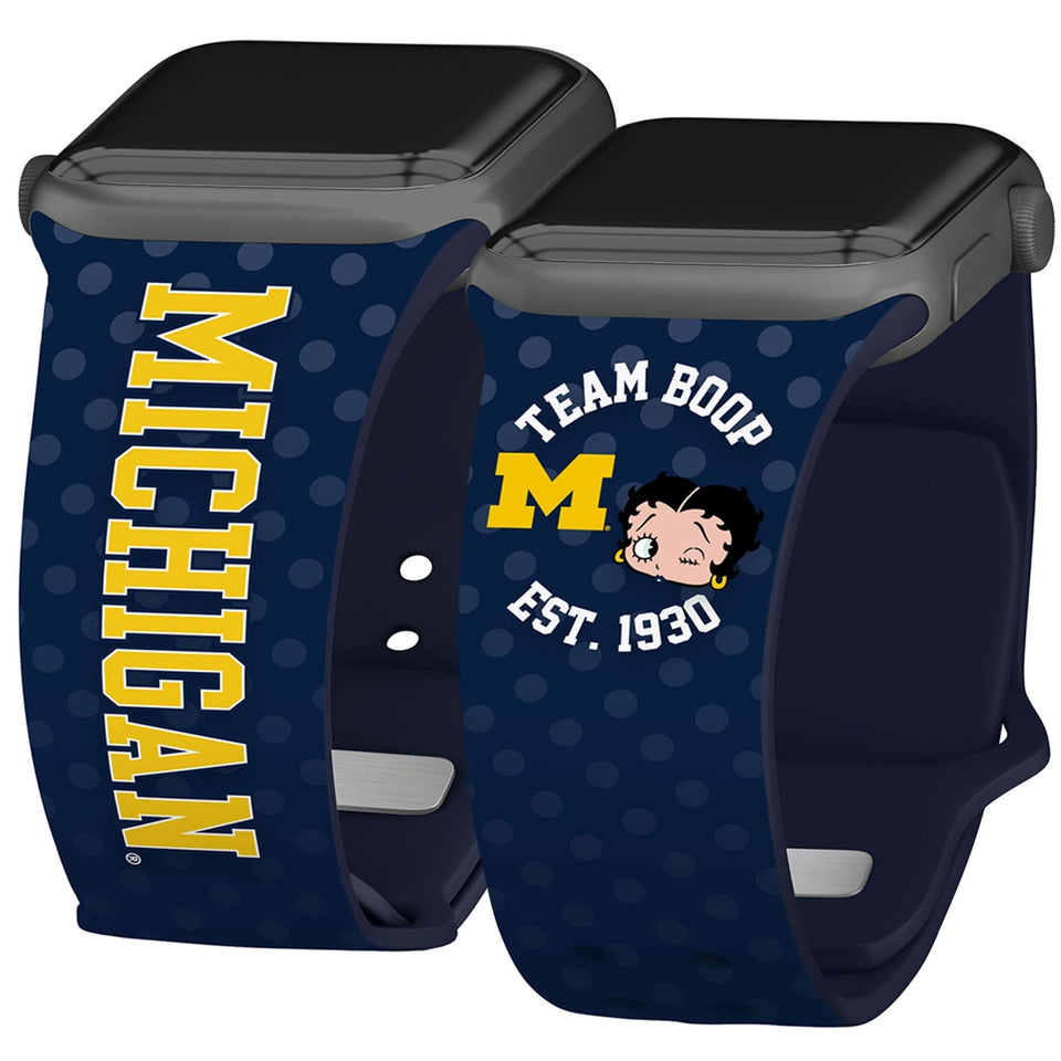 Michigan Wolverines X Betty Boop HD Apple Watch Band - Wear with style