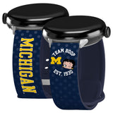 Michigan Wolverines X Betty Boop HD Google Pixel Watch Band - Wear with style