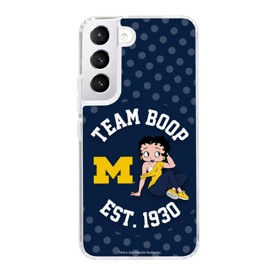 Michigan Wolverines X Betty Boop HD Samsung Galaxy S24 Phone Case - Wear with style