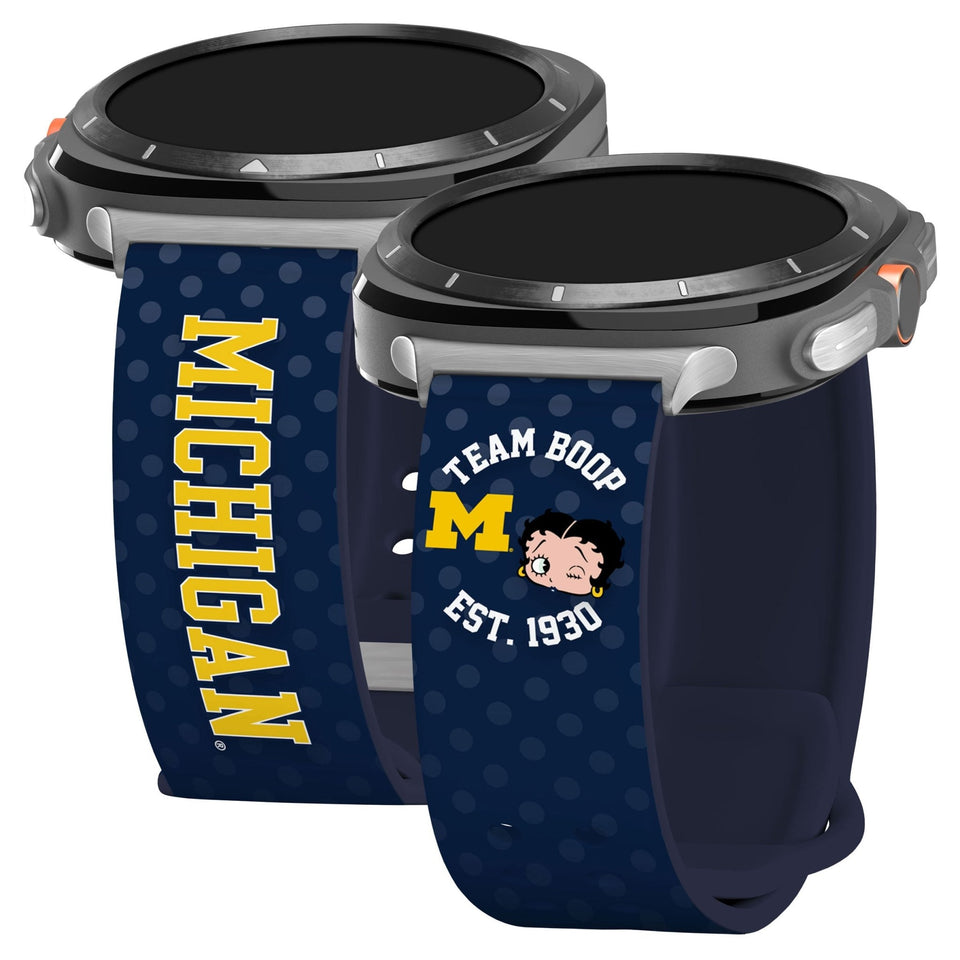 Michigan Wolverines X Betty Boop HD Samsung Galaxy Watch Ultra Watch Band - Wear with style