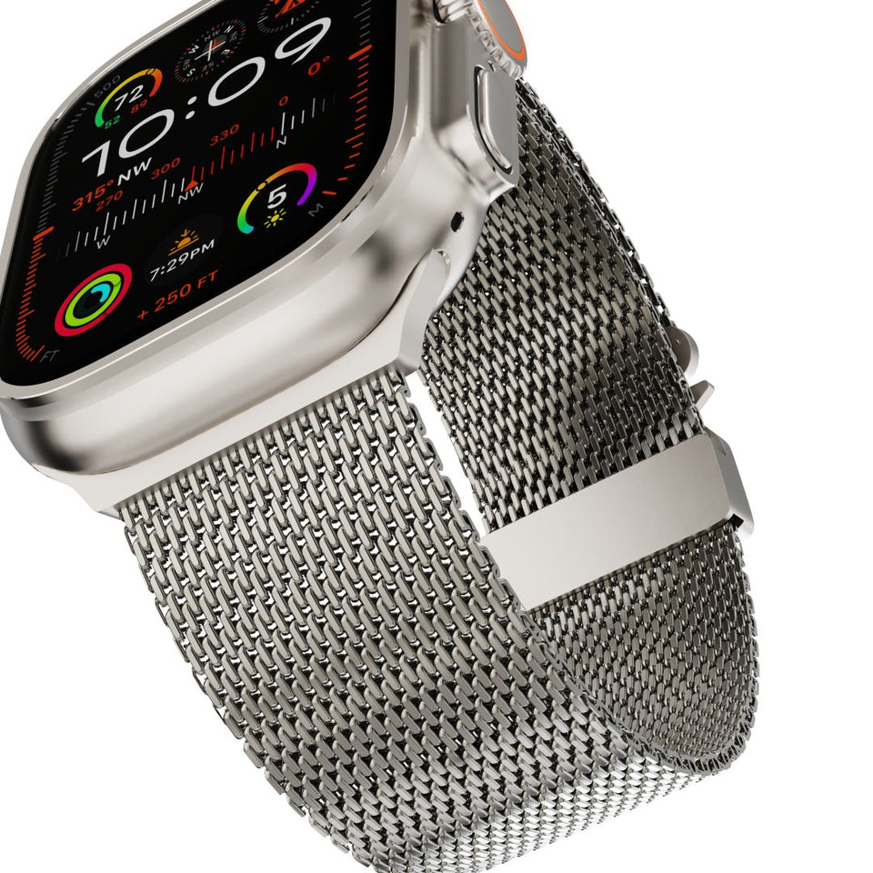 Milanese Loop Titanium Band For Apple Watch - Wear with style