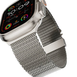Milanese Loop Titanium Band For Apple Watch - Wear with style