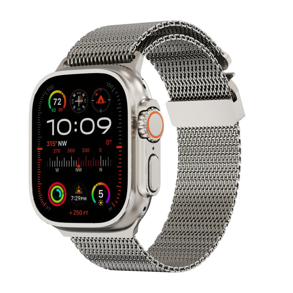 Milanese Loop Titanium Band For Apple Watch - Wear with style