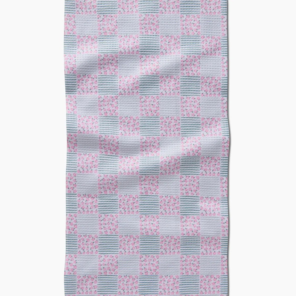 Mini Flowers Bar Towel-Pink - Wear with style