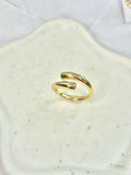Minimalist Gold Plated Sterling Silver Ring | Anillo minimalista en plata 925 dorada - Wear with style