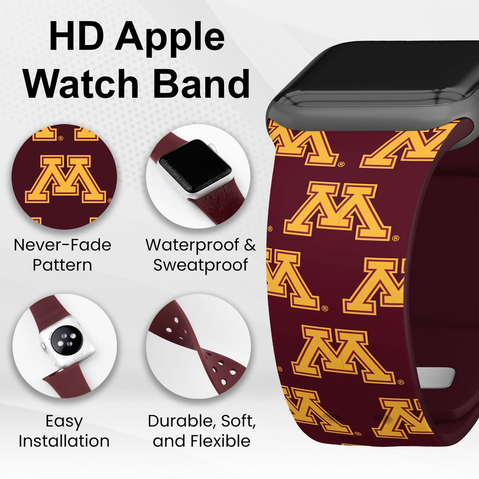 Minnesota Golden Gophers HD Apple Watch Band - Wear with style