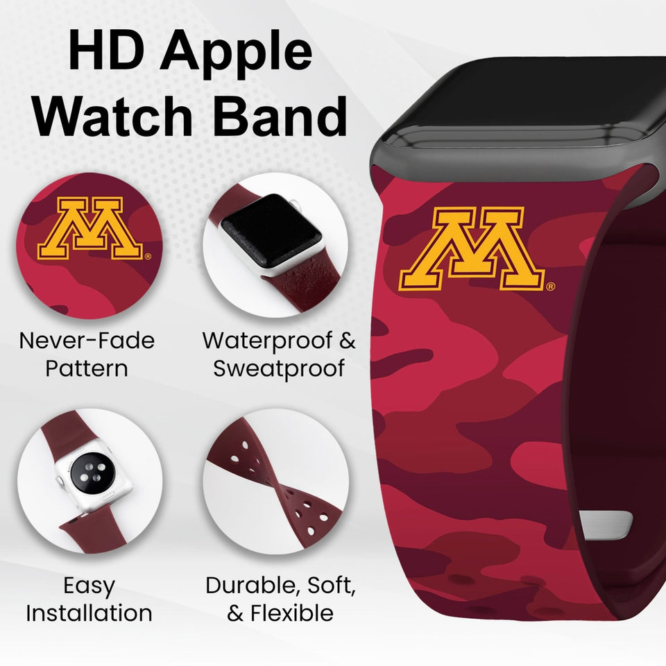 Minnesota Golden Gophers HD Apple Watch Band - Wear with style