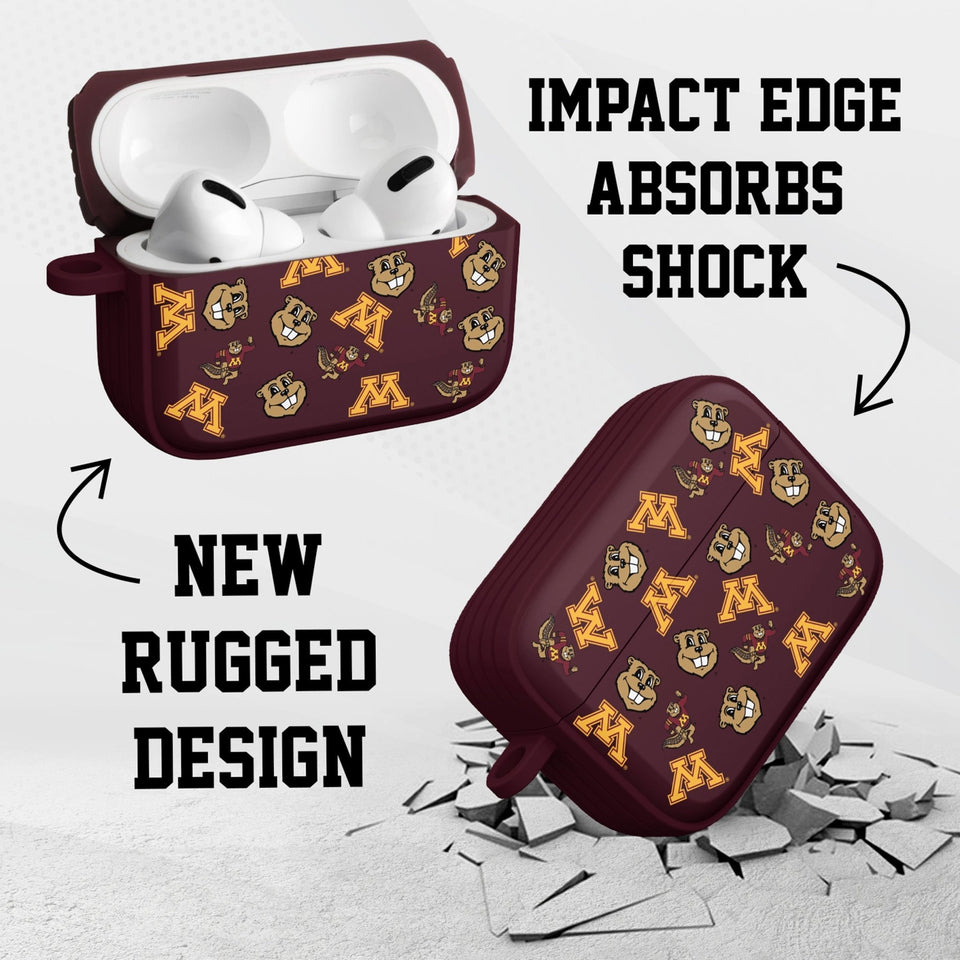 Minnesota Golden Gophers HDX AirPods Pro 1 & 2 Case Cover - Wear with style