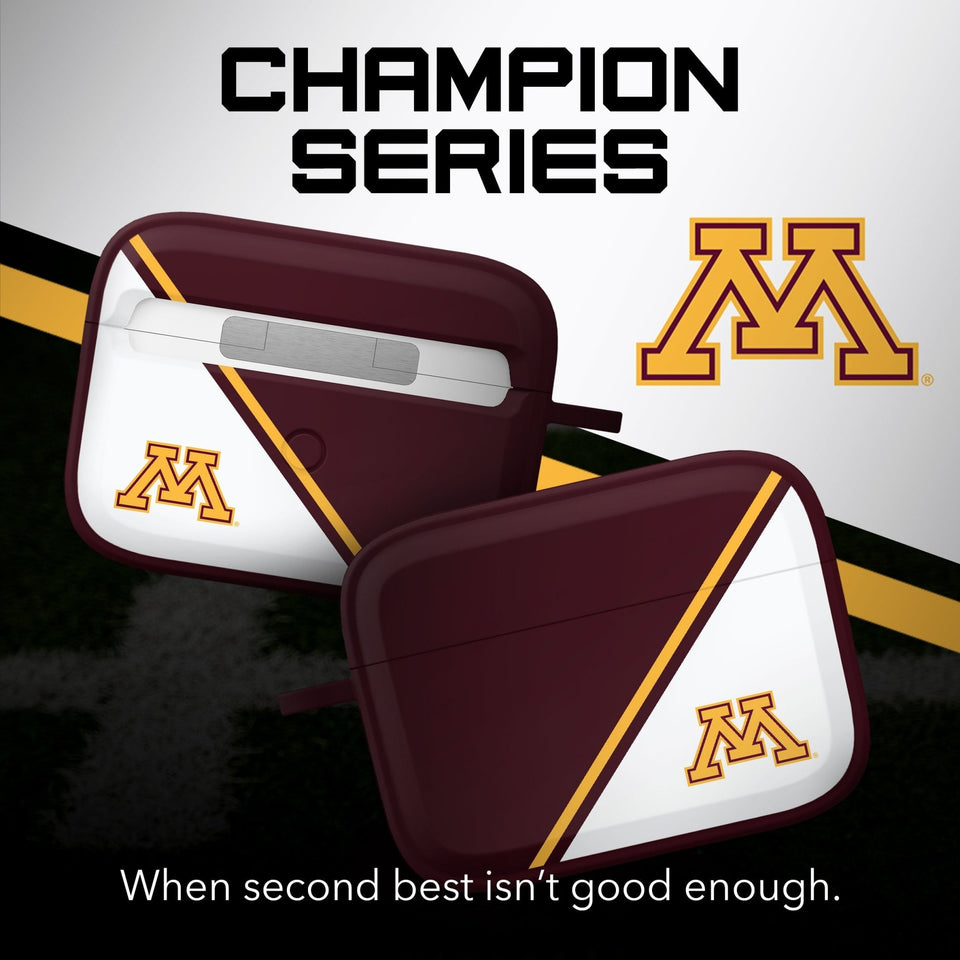 Minnesota Golden Gophers HDX Champion Series Apple AirPods Pro 1 & 2 Case Cover - Wear with style