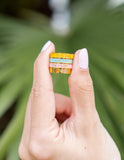 Mint Enamel Child of God Ring - Wear with style