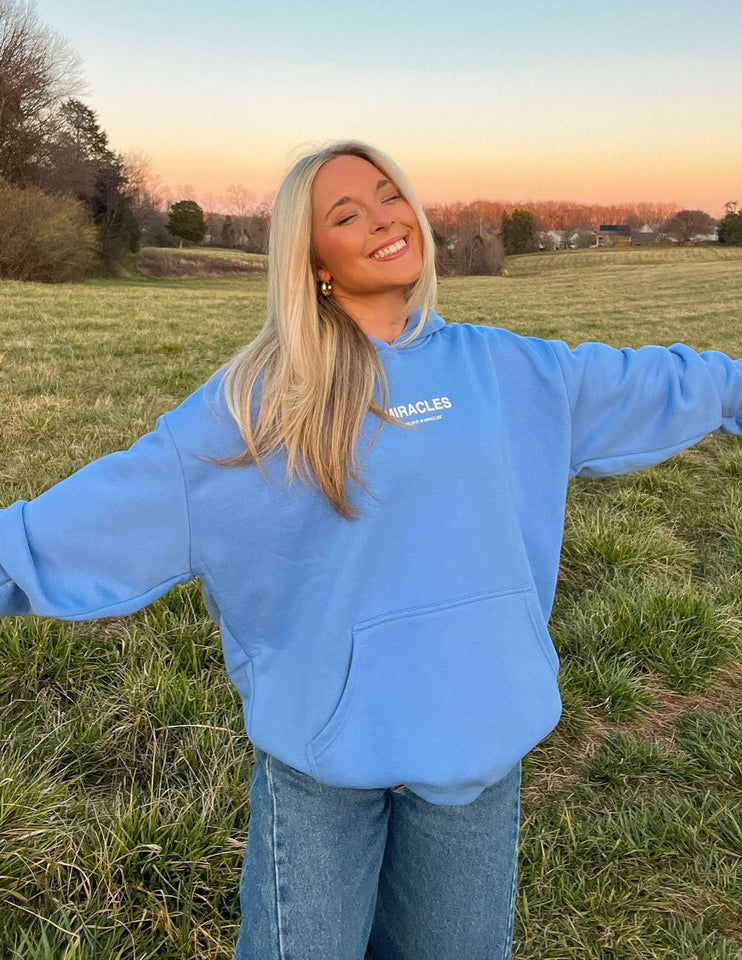 Miracles Blue Unisex Hoodie - Wear with style