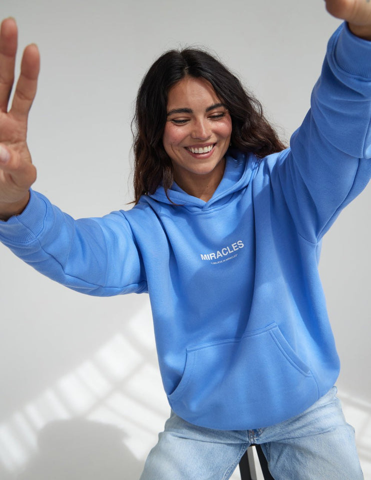 Miracles Blue Unisex Hoodie - Wear with style