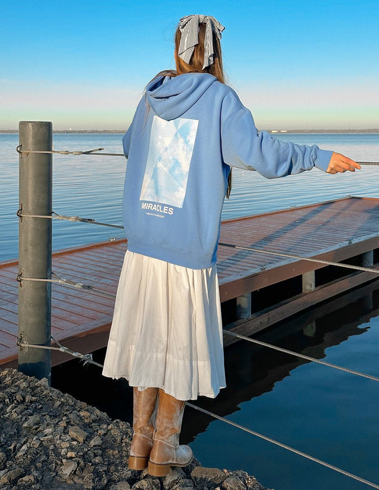Miracles Blue Unisex Hoodie - Wear with style