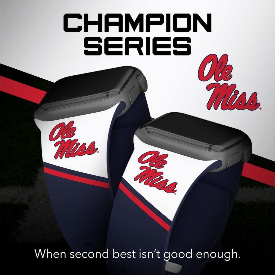 Mississippi Ole Miss HD Apple Watch Band - Wear with style