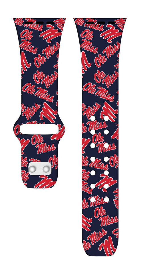 Mississippi Ole Miss HD Apple Watch Band - Wear with style