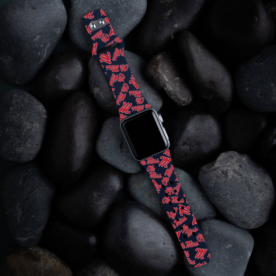 Mississippi Ole Miss HD Apple Watch Band - Wear with style