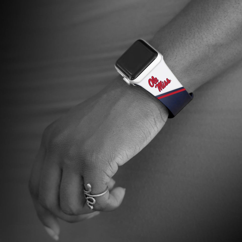 Mississippi Ole Miss HD Apple Watch Band - Wear with style