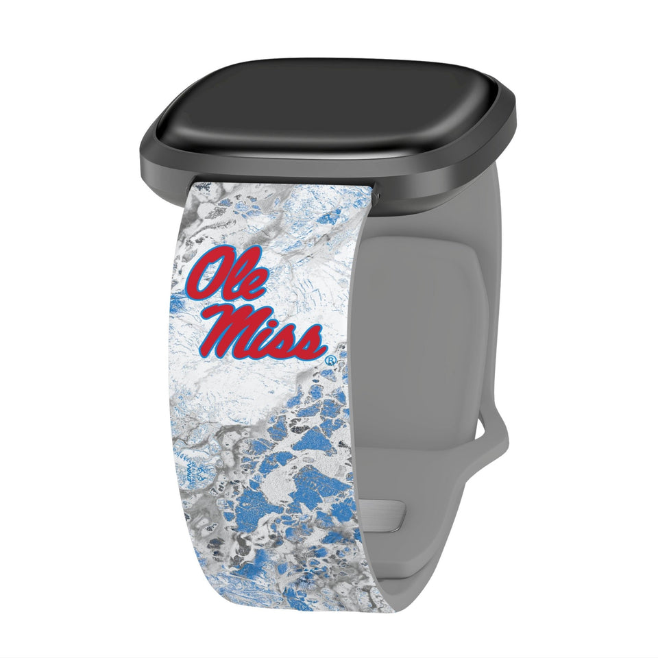 Mississippi Ole Miss Realtree HD Fitbit Versa 3 & Sense 1 Watch Band - Wear with style