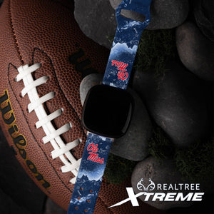 Mississippi Ole Miss Realtree HD Fitbit Versa 3 & Sense Watch Band - Wear with style