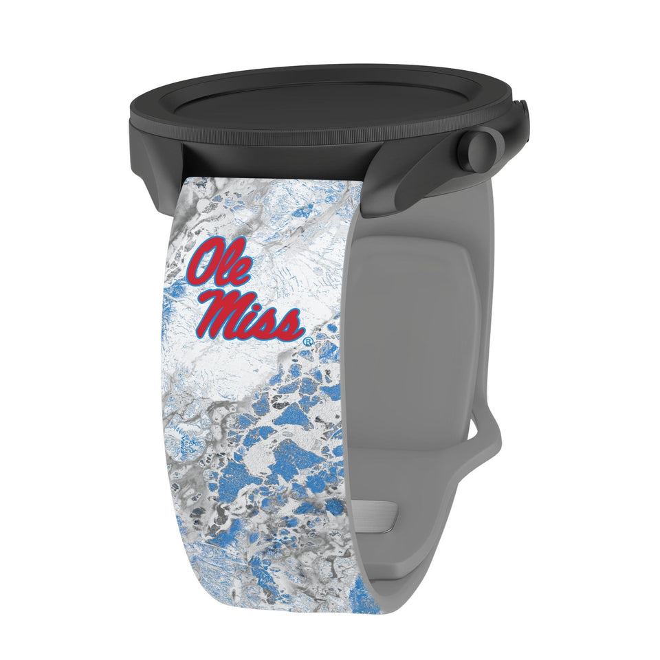 Mississippi Ole Miss Realtree HD Watchband for Samsung, Garmin, Fossil, and More - Wear with style