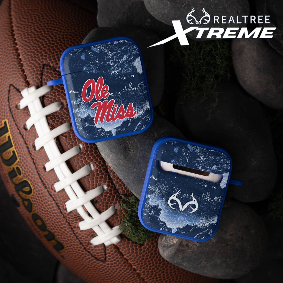 Mississippi Ole Miss Realtree HDX Apple AirPods Gen 1 & 2 Case Cover - Wear with style