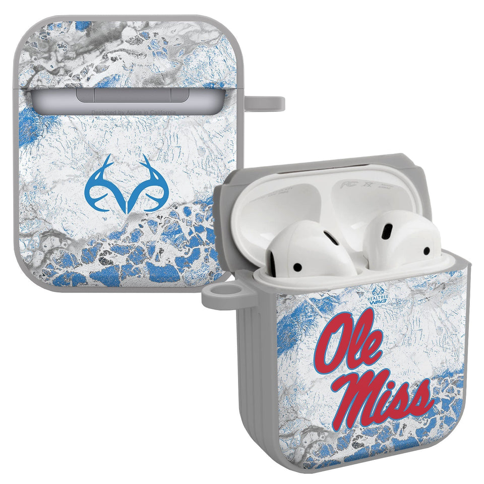 Mississippi Ole Miss Realtree HDX Apple AirPods Gen 1 & 2 Case Cover - Wear with style