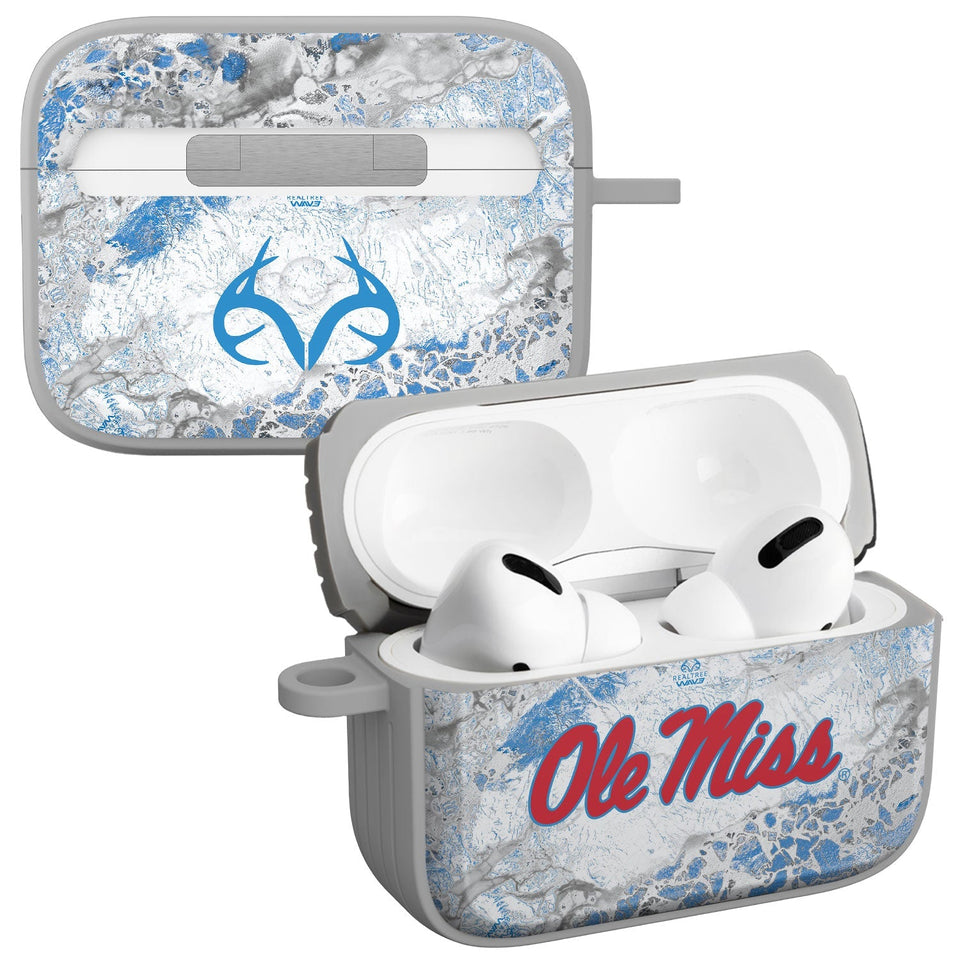Mississippi Ole Miss Realtree HDX Apple AirPods Pro 1 & 2 Case Cover - Wear with style
