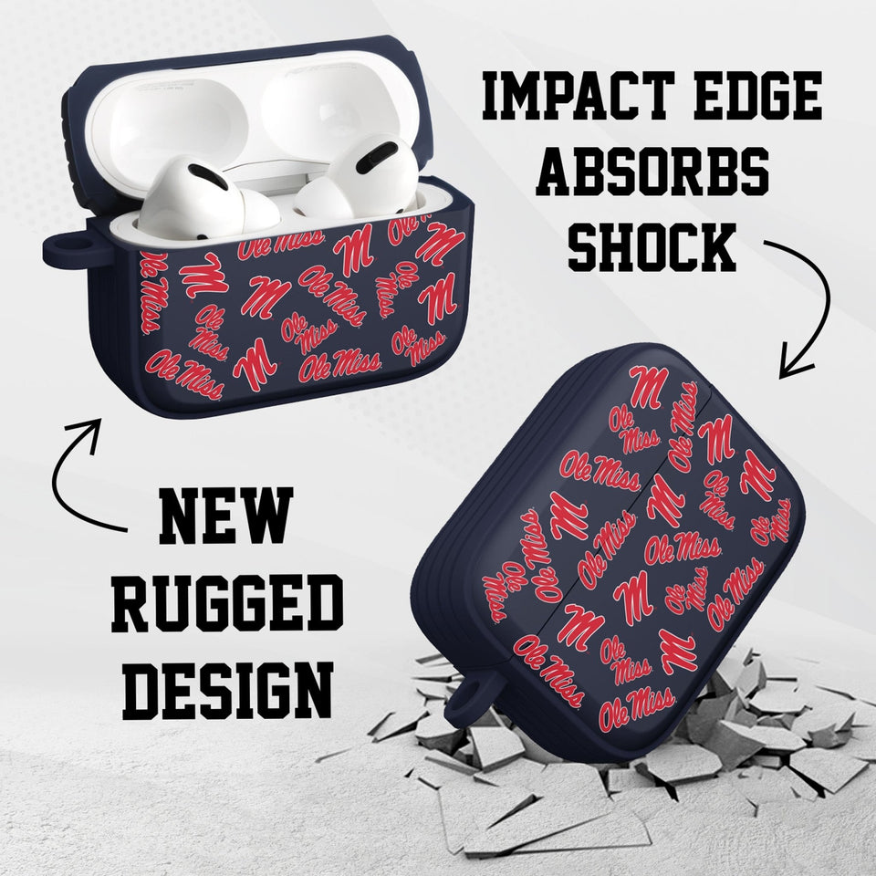 Mississippi Ole Miss Rebels HDX AirPods Pro 1 & 2 Case Cover - Wear with style