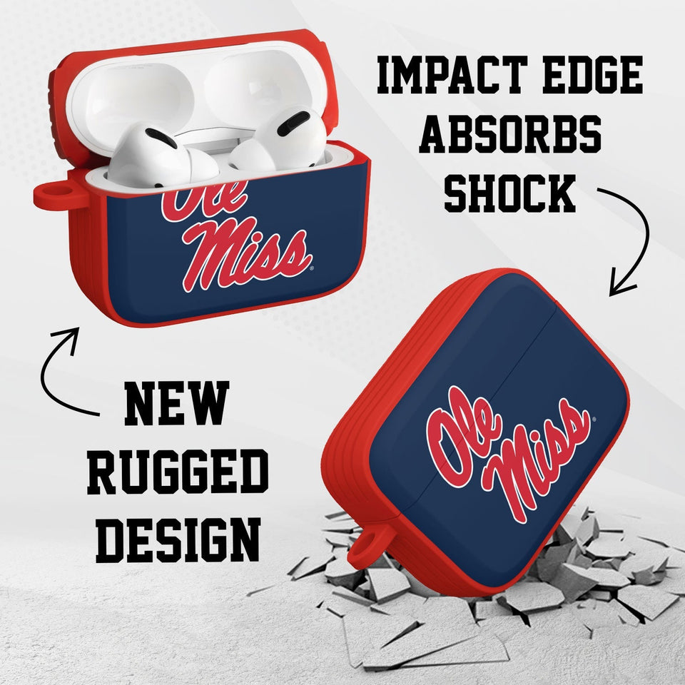 Mississippi Ole Miss Rebels HDX AirPods Pro 1 & 2 Case Cover - Wear with style