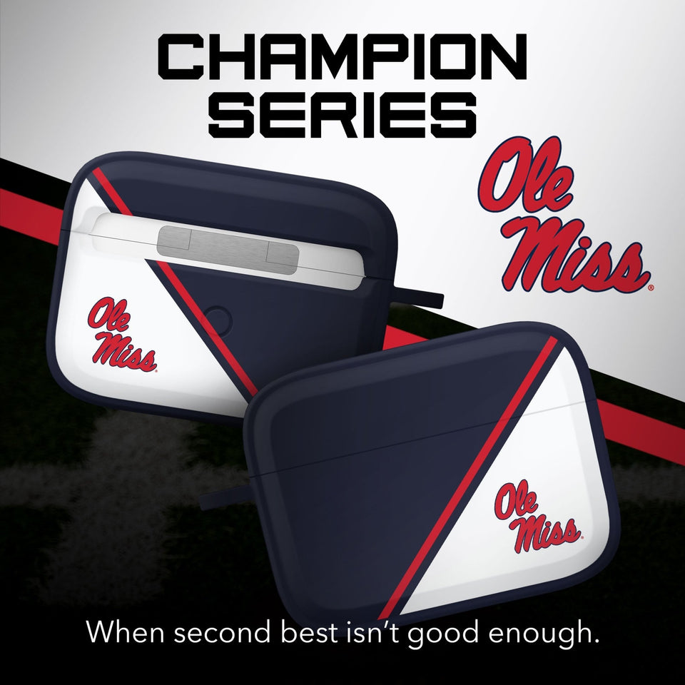 Mississippi Ole Miss Rebels HDX Champion Series Apple AirPods Pro 1 & 2 Case Cover - Wear with style