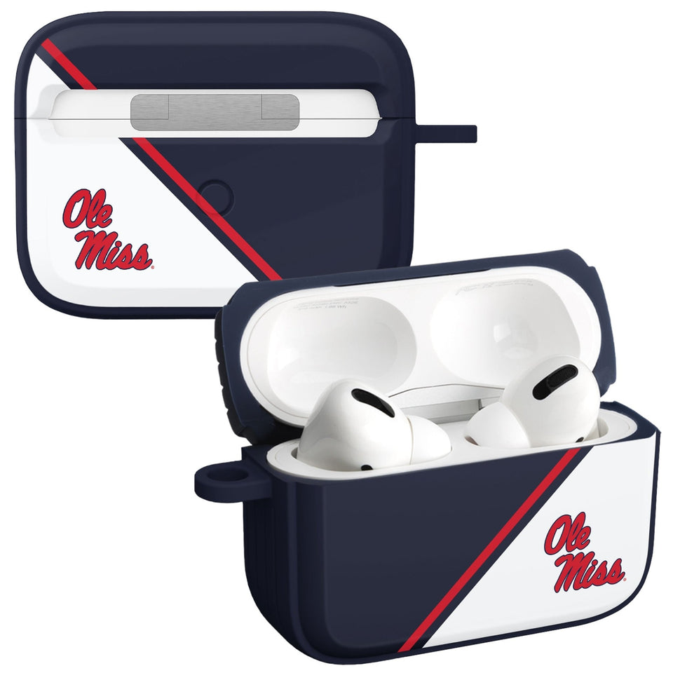Mississippi Ole Miss Rebels HDX Champion Series Apple AirPods Pro 1 & 2 Case Cover - Wear with style