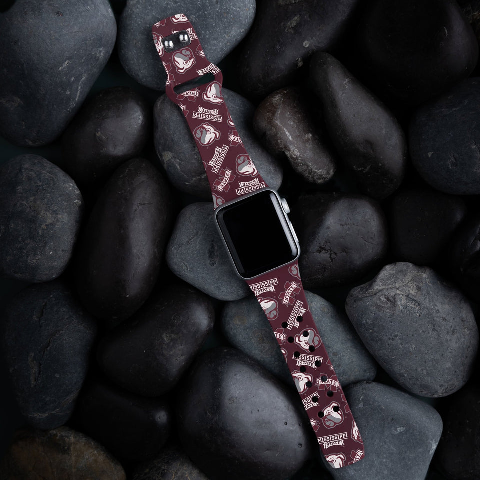 Mississippi State Bulldogs HD Apple Watch Band - Wear with style