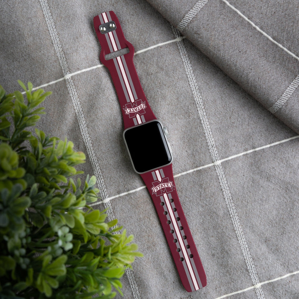 Mississippi State Bulldogs HD Apple Watch Band - Wear with style
