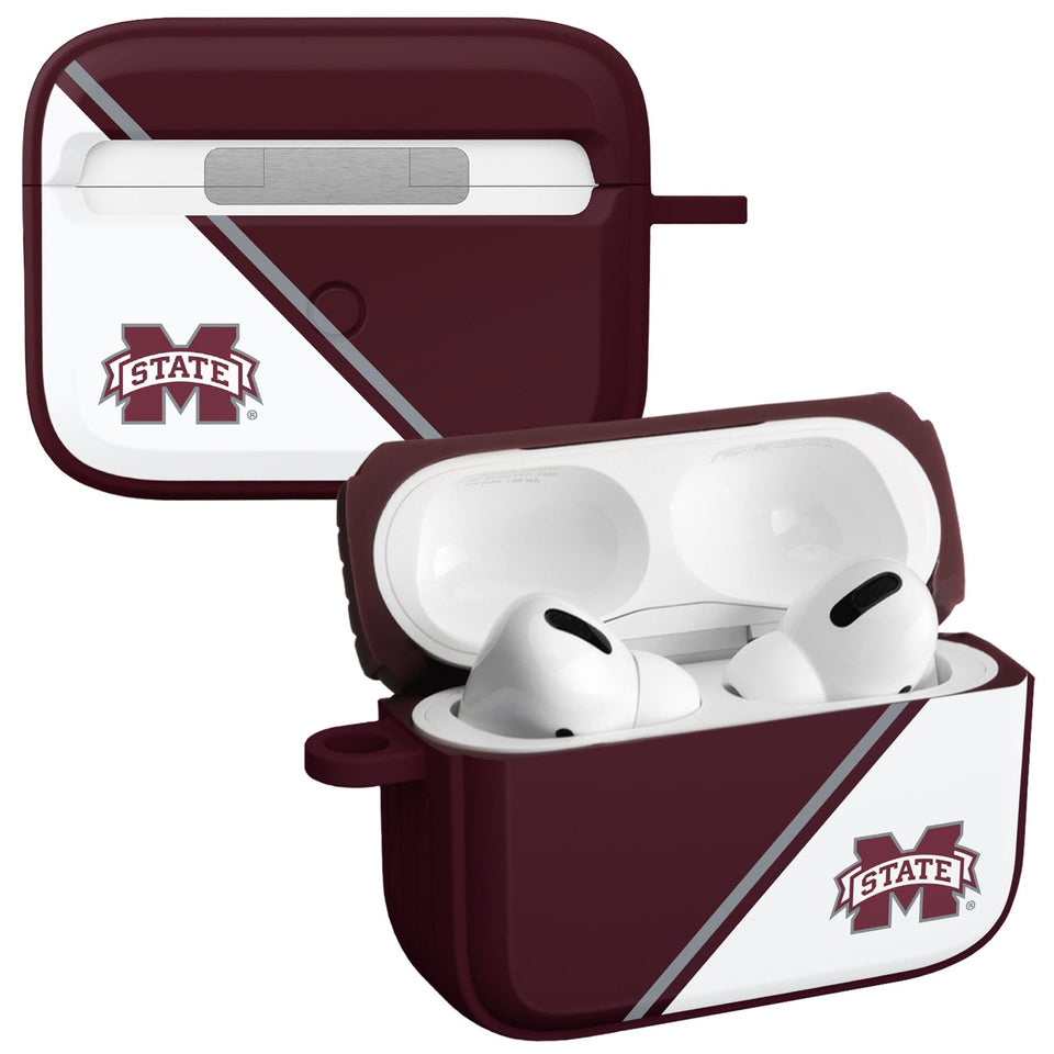Mississippi State Bulldogs HDX Champion Series Apple AirPods Pro 1 & 2 Case Cover - Wear with style