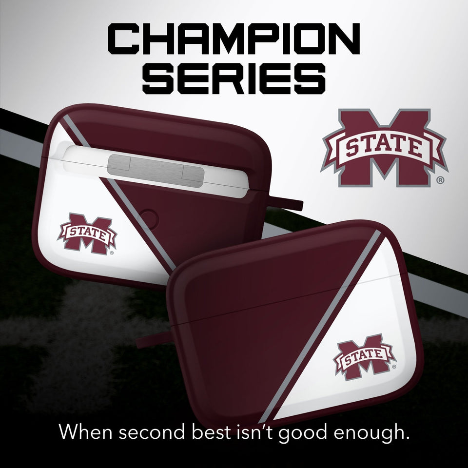 Mississippi State Bulldogs HDX Champion Series Apple AirPods Pro 1 & 2 Case Cover - Wear with style