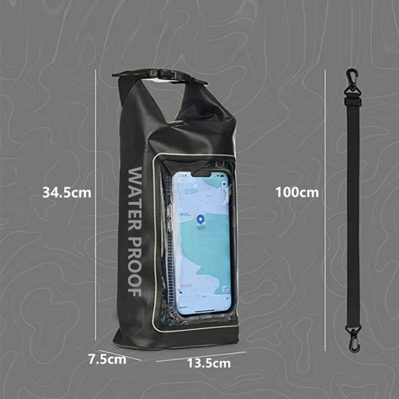Mobile Waterproof Bags 2L PVC Swimming Bag - Wear with style