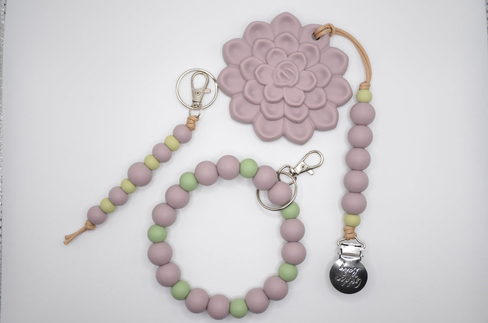 Mommy and Me Bundle // Lavender Succulent - Wear with style