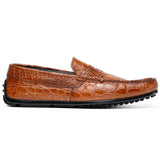 31-103-CGM MONZA Crocodile Driver, Cognac