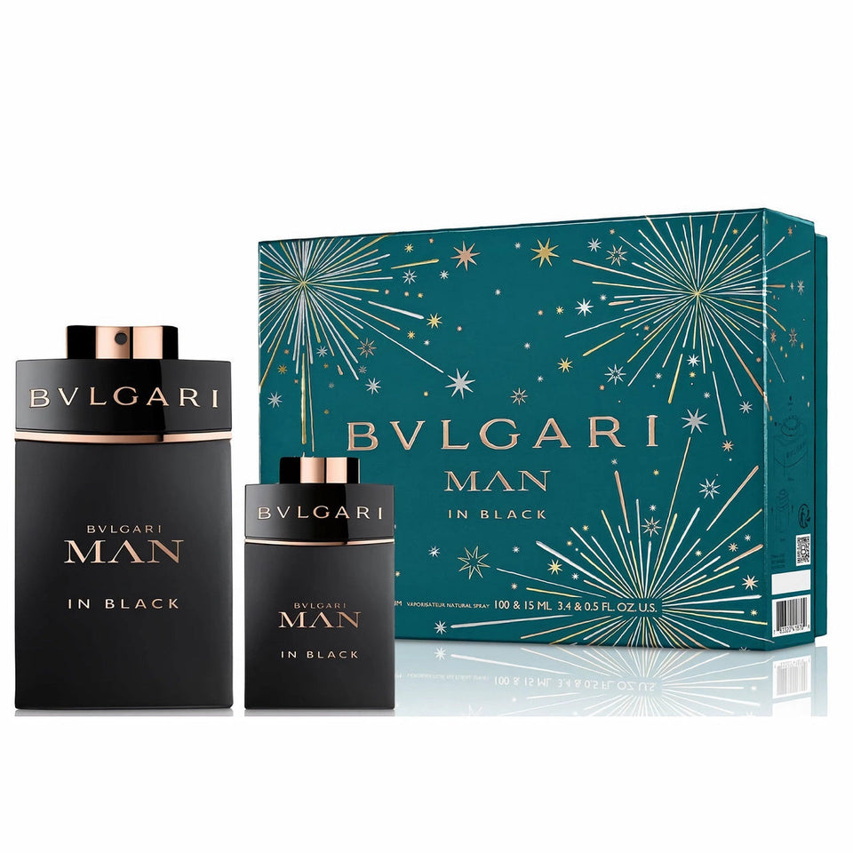 BVLGARI MAN IN BLACK 3.4-2PCS EDP S
