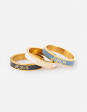 Names of God Enamel Ring Set - Wear with style
