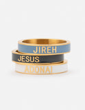 Names of God Enamel Ring Set - Wear with style